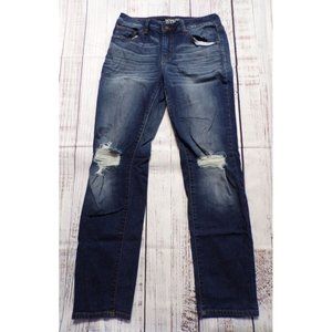 Rewash Brand Womens Jeans Size 0/24 Slim Mid Rise Distressed Stretch -23511